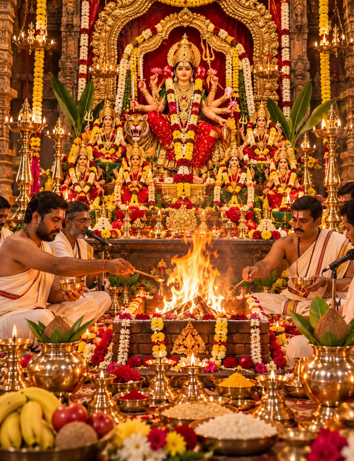 सग्रहमख हवनात्मक नवचंडी (1 दिवस)