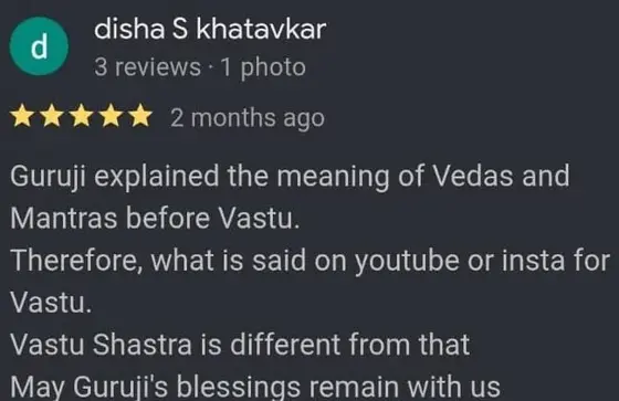 Google review by Disha S Khatavkar